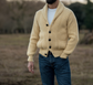 HAMILTON - SHAWL CARDIGAN ENGLISH RIB